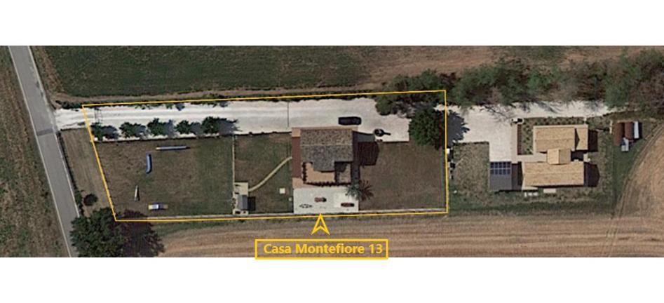 Casa Montefiore 13 Girasoli Lt Nella Tranquilla Campagna Marchigiana Ancona Exterior foto